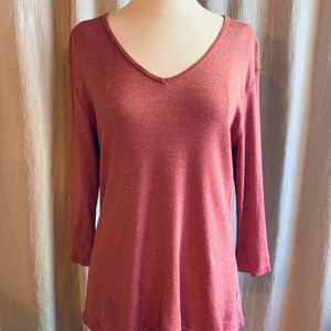 Michael Stars Maternity Top in Pink, One Size